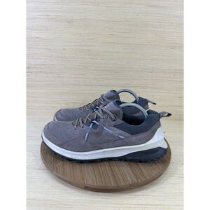 Ecco ULT-TRN Low Brown Leather Waterproof Hiking Trail Shoes Womens Size 10